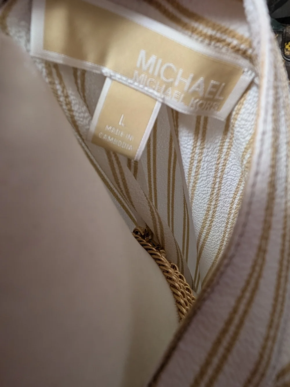 Michael Kors cream blouse